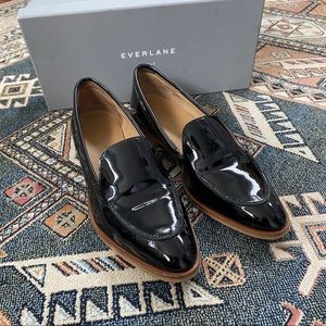 Patent leather loafers